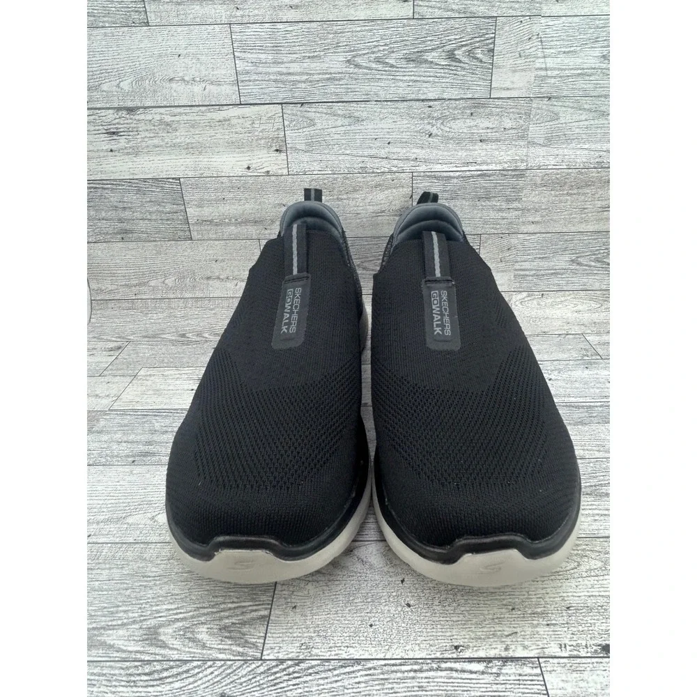 Skechers GoWalk 6 Men Black Slip‎ On Walking Shoes 216202WW Wide Fit Size 9